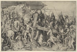 Der Weg nach Golgatha von Martin Schongauer