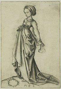 Die zweite törichte Jungfrau von Martin Schongauer