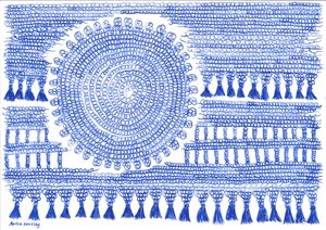 Häkeln Blaue Tinte von Martina Konitzky