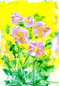 Die Rosen im Frühling