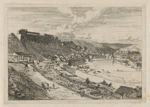 Ansicht von Bouillon von Martinus Antonius Kuytenbrouwer jr.