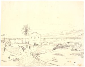 Griechische Landschaft, Vostiza von Martinus Rørbye