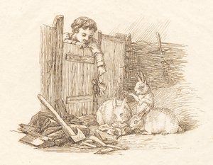 Illustration zu "Fünfzig Fabeln für Kinder" von Hey von Martinus Rørbye