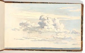 Himmelsstudie von Martinus Rørbye