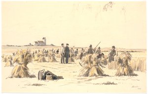 Erntearbeiter auf dem Feld