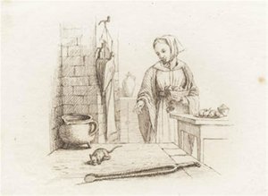 Illustration zu "Halvhundrede Fabler for Børn" von Hey von Martinus Rørbye