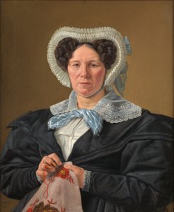 Die Mutter des Künstlers, Frederikke Eleonore Cathrine Rørbye, geb. Stockfleth