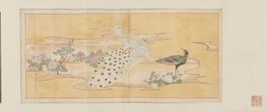Entwurfsskizze für ein Paravent-Gemälde von Maruyama Okyo