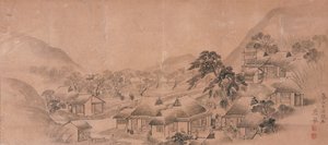 Skizze für einen Paravent von Maruyama Okyo