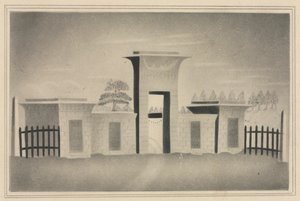 Das Tor von Mount Auburn, bei Boston
