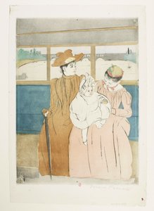 Im Omnibus [Probe b] von Mary Cassatt