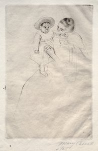 Hélène von Septeuil, um 1891 von Mary Cassatt