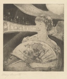 In der Opernloge Nr. 3, ca. 1880 von Mary Cassatt