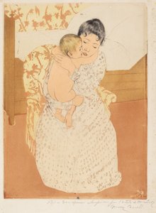 Mütterliche Liebkosung von Mary Cassatt