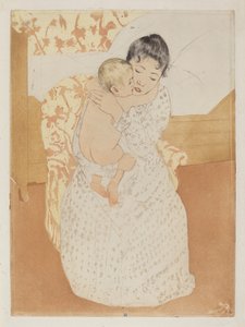 Mütterliche Liebkosung, 1890-1891