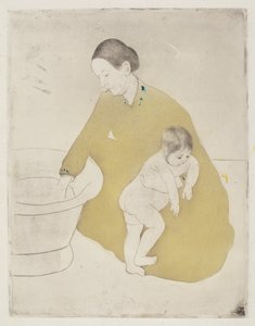 Das Bad, 1890-1891 von Mary Cassatt