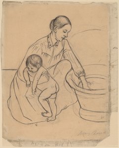 Das Bad (recto), 1890-1891