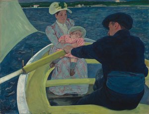 Die Bootspartie von Mary Cassatt