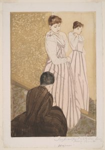 Die Anprobe von Mary Cassatt