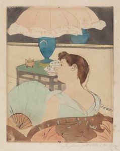 Die Lampe von Mary Cassatt