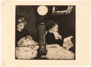 Unter der Lampe