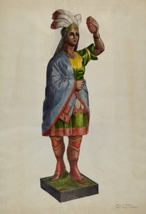 Zigarrenladen Pocahontas von Mary E Humes