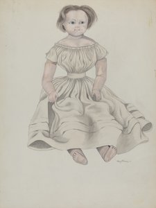 Wachspuppe, ca. 1936