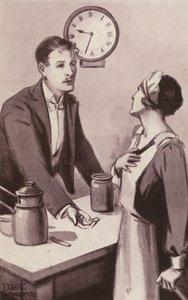 Illustration für Kipps von H.G. Wells von Mary Ellen Edwards