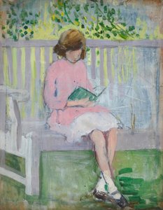 Mädchen beim Lesen