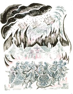Die Schöne und das Biest: der Sturm