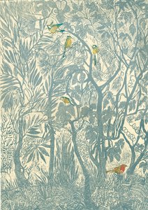 Vogelbeobachtung vom Küchenfenster: Rotkehlchen, 2012