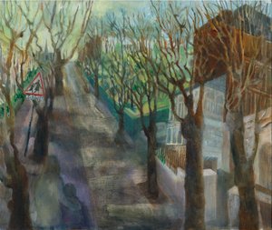 Ladbroke Grove Lockdown: 7, Richtung Ladbroke Square, 2021 von Mary Kuper