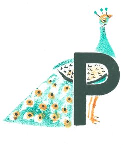 P steht für Pfau