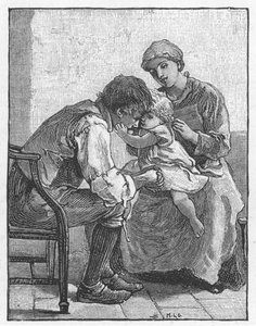 Szene aus Silas Marner von George Eliot, 1882 von Mary L Gow
