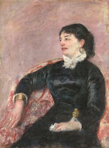 Porträt einer italienischen Dame von Mary Stevenson Cassatt