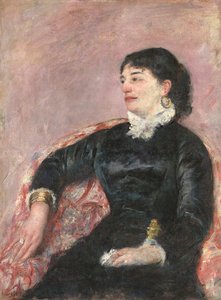 Porträt einer italienischen Dame von Mary Cassatt
