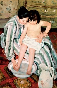 Das Bad des Kindes von Mary Stevenson Cassatt
