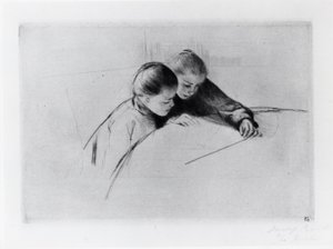 Die Karte oder Die Lektion von Mary Stevenson Cassatt