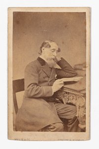 Carte-de-visite von Charles Dickens, von Mason & Co von Mason and Co.