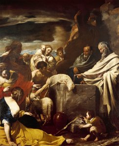 Das Opfer des Moses von Massimo Stanzione