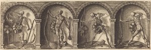 Die verschiedenen Porträts und Figuren VII von Master AD