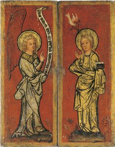 Die Verkündigung. Triptychon des Heiligen Antlitzes