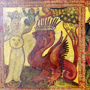 Die Frau, bekleidet mit der Sonne, 14.-15. Jahrhundert