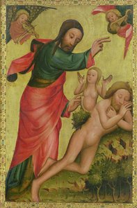 Die Erschaffung Evas, ein Panel vom Grabower Altar, dem Hochaltar von St. Petri in Hamburg