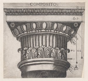 Speculum Romanae Magnificentiae: Ionisches Kapitell