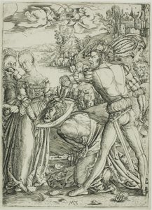 Die Enthauptung von Johannes dem Täufer von Master MZ