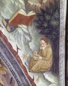 Italien, Region Piemont, Provinz Alessandria, Fresko in der Kapelle der Basilika Santa Maria Assunta