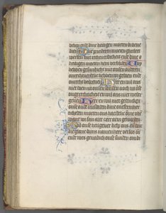Stundenbuch Gebrauch von Utrecht: fol. 174v, Text, c. 1460-1465 von Master of Gijsbrecht van Brederode
