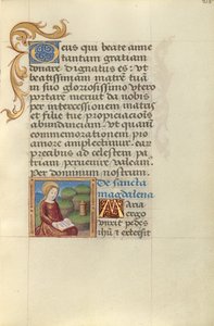 Heilige Maria Magdalena von Master of Jacques de Besançon