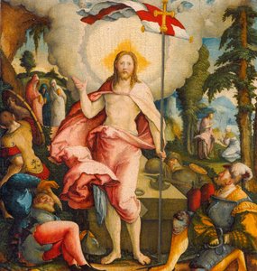Die Auferstehung Christi und Noli me tangere von Master of Messkirch